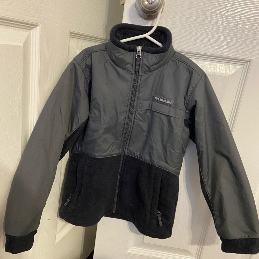 Columbia Kids Grey/Black Jacket - Size 4/5